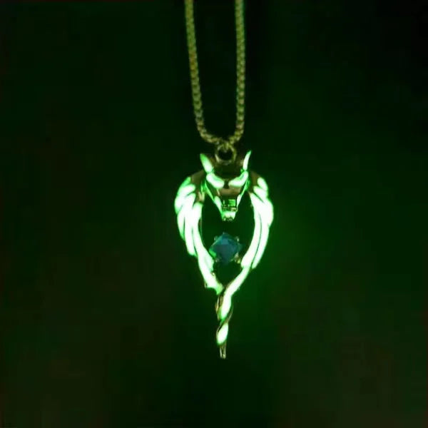 Glowing wolf necklace🐺🐺 - "SAVE A WOLF"