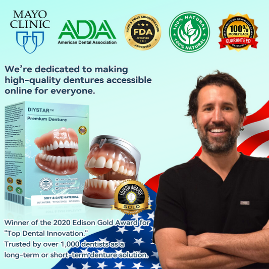 DIYSTAR™ 🍀Premium Denture(🦷Limited Time Discount Last 30 Minutes🦷)