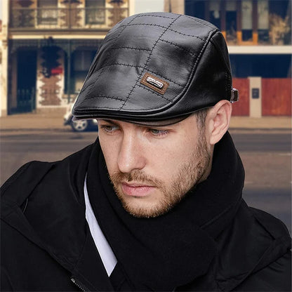 2025 High Quality Trendy Leather Beret
