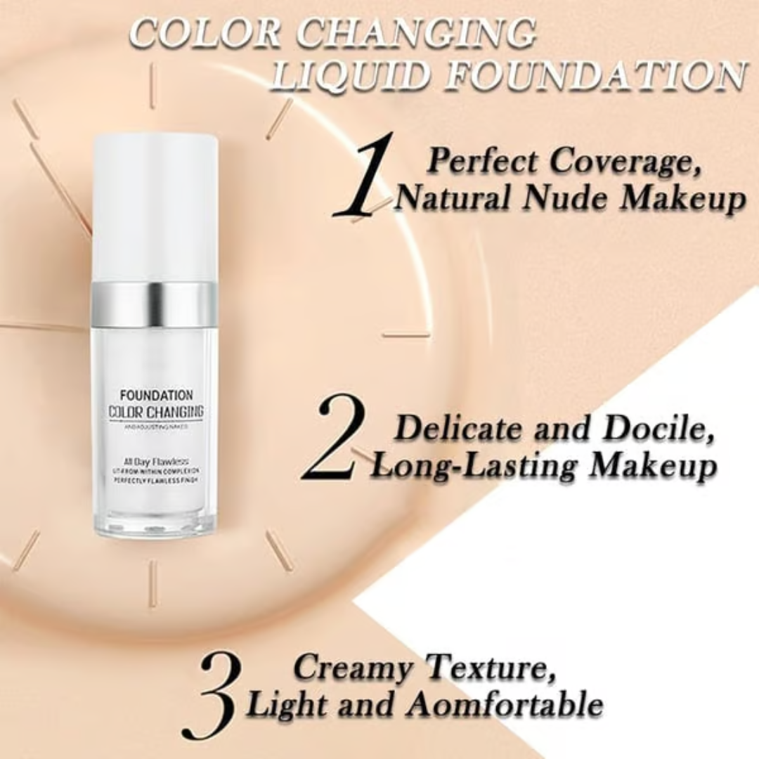 Colour Changing Mature Skin Foundation