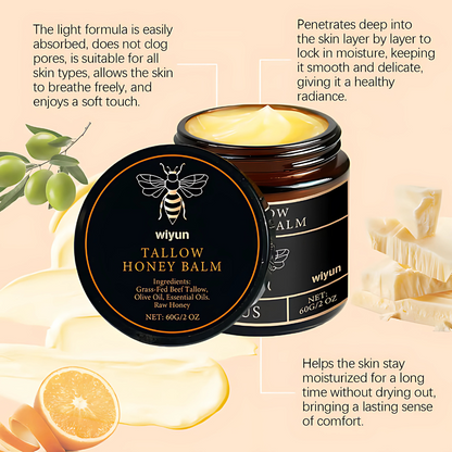 Organic Grass Fed Beef Tallow Balm