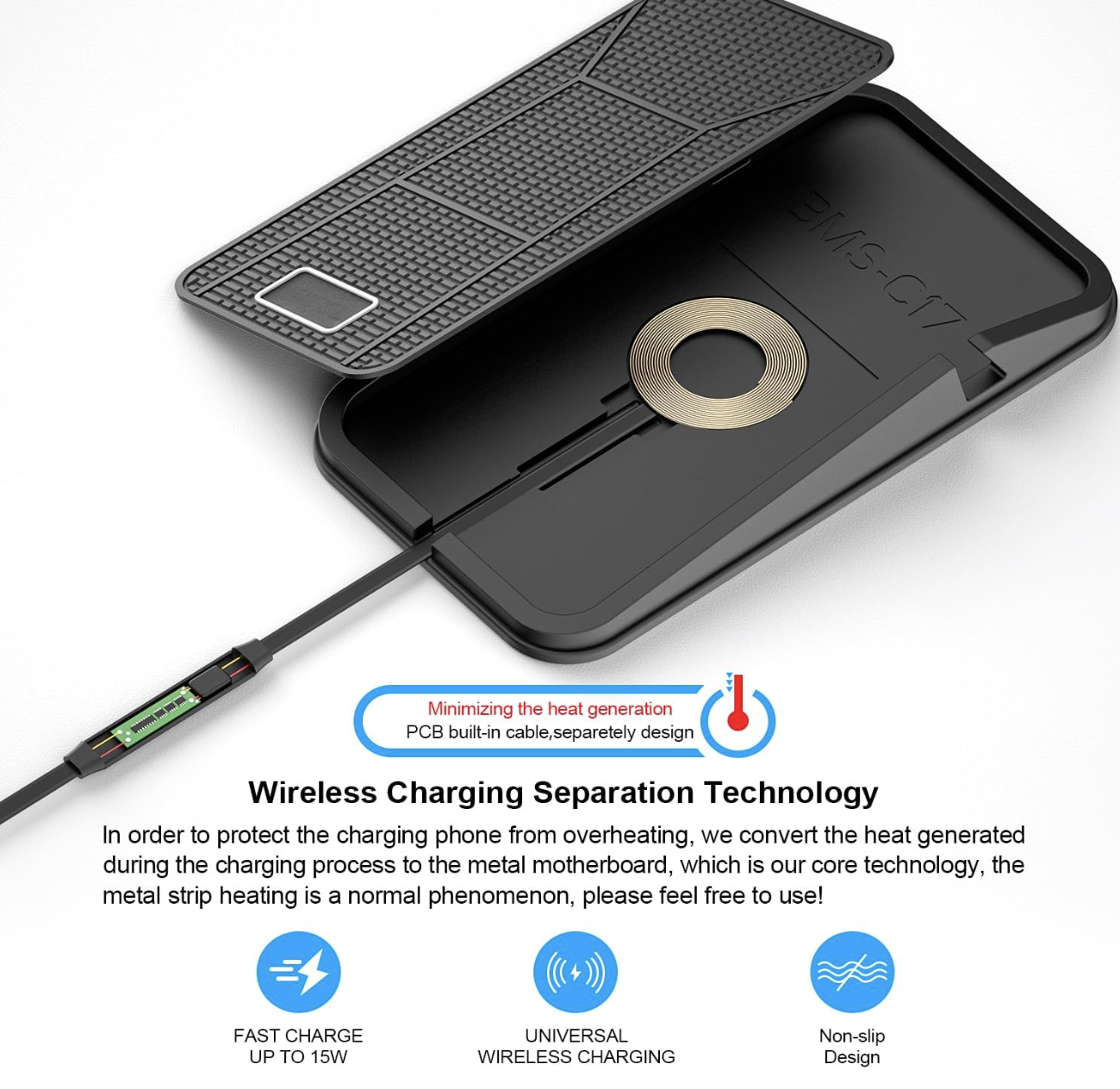 GFOUK® Fast Wireless Charger Charging pad