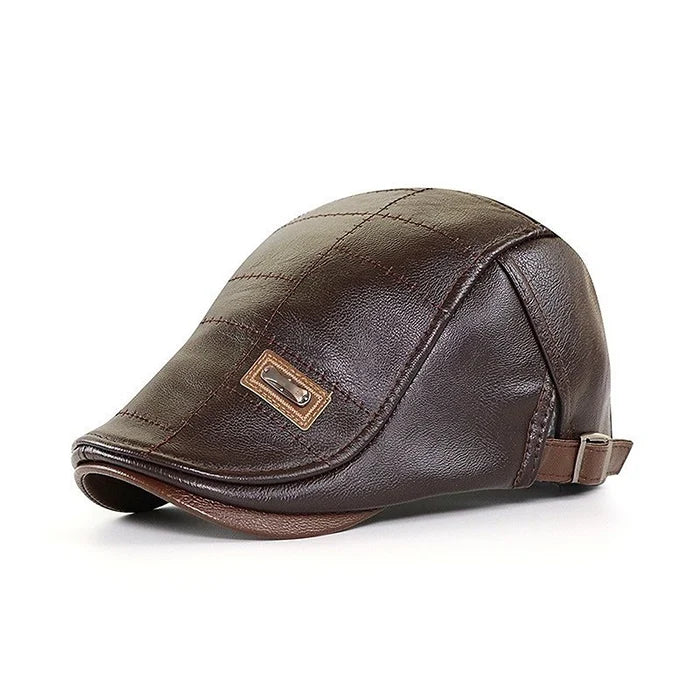 2025 High Quality Trendy Leather Beret