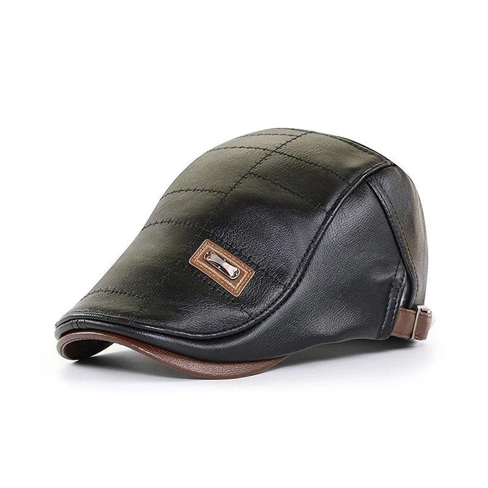 2025 High Quality Trendy Leather Beret
