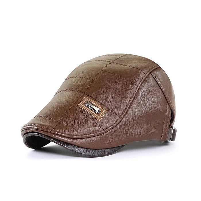 2025 High Quality Trendy Leather Beret