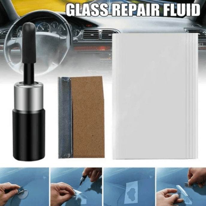 Furzero™ Automotive Glass Nano Total Repair Fluid Kit