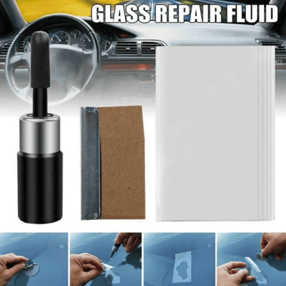 Furzero™ Automotive Glass Nano Total Repair Fluid Kit