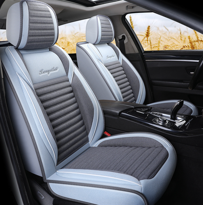 GFOUK® Universal Car Seat Cover, Breathable and Waterproof Faux Leather Automotive Seat Covers for Cars SUV Sedan