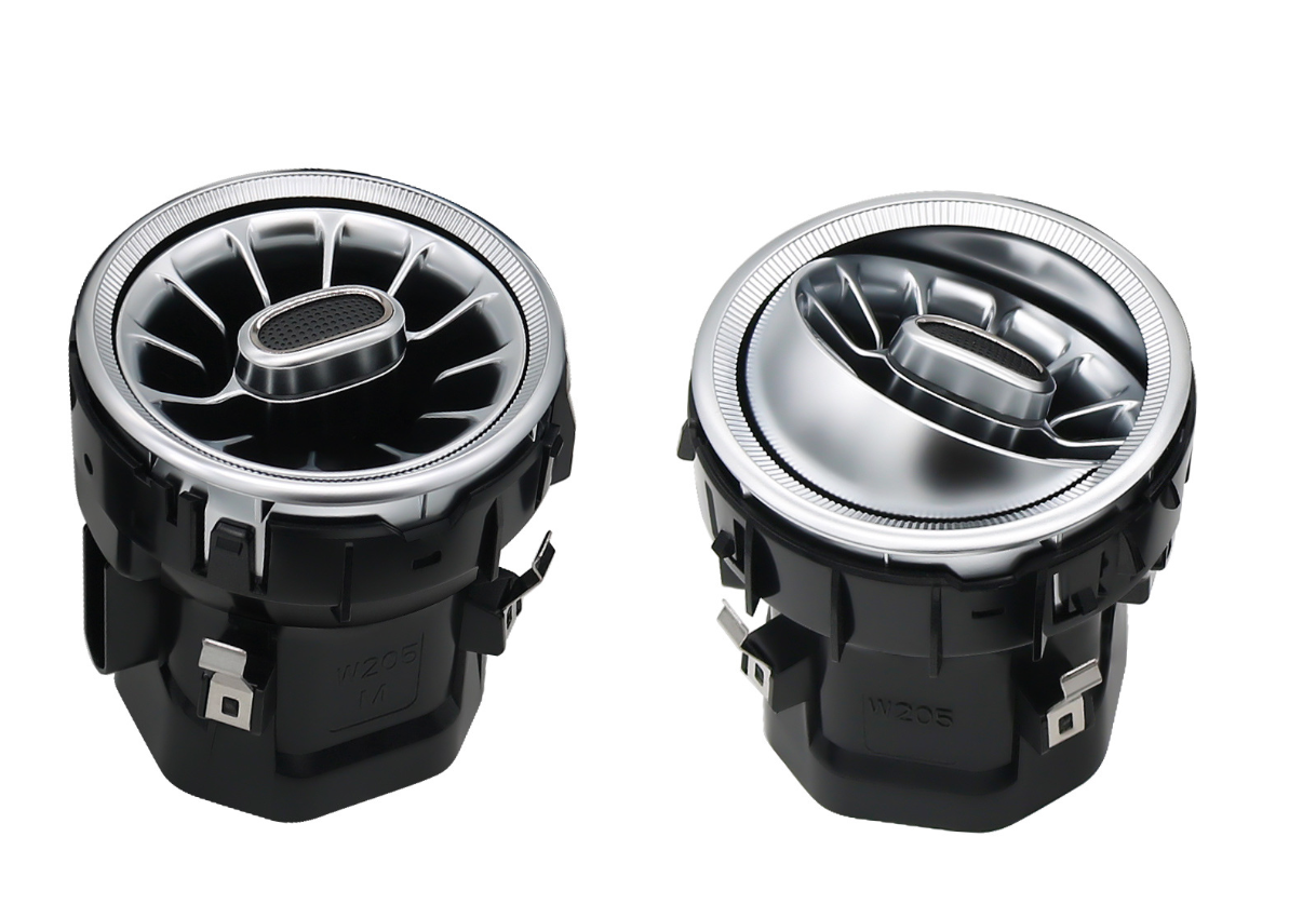 GFOUK® Turbine Air Vent,Interior Ambient Light 64 Color for Mercedes Benz C Class W205 (7PCS)