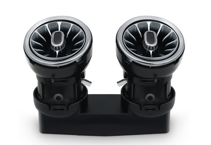 GFOUK® Turbine Air Vent,Interior Ambient Light 64 Color for Mercedes Benz C Class W205 (7PCS)