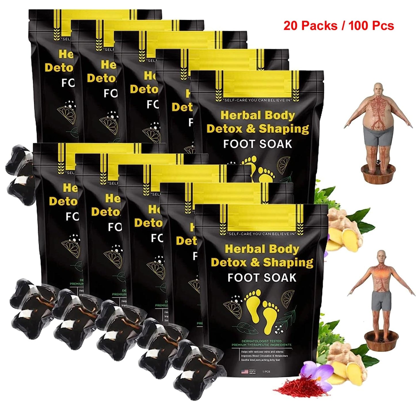 Herbal Detox & Shaping Cleansing Foot Soak Beads- 🔥90 days money back guarantee