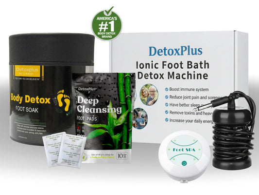 DetoxPlus Package - 🔥detox machine+10 packs patches+5 bottle beads