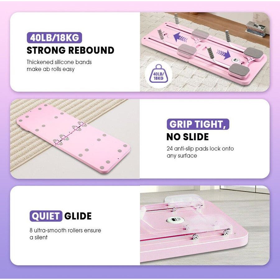 5‑in‑1 Foldable Pilates Reformer Board